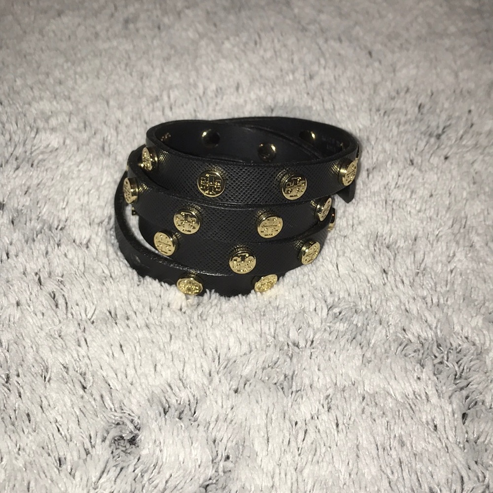 Tory Burch Leather Wrap Bracelet